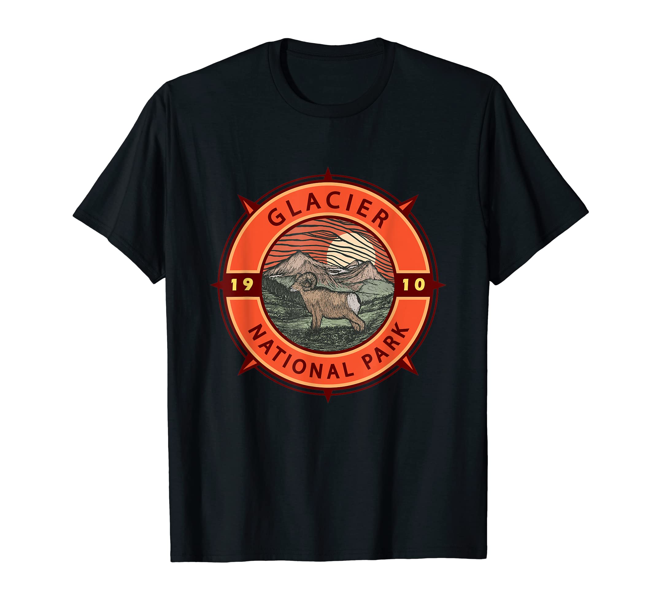 Glacier National Park Bighorn Sheep T-Shirt - Casual Everyday Wear Unisex - T-Shirt, Sweatshirt, Hoodie