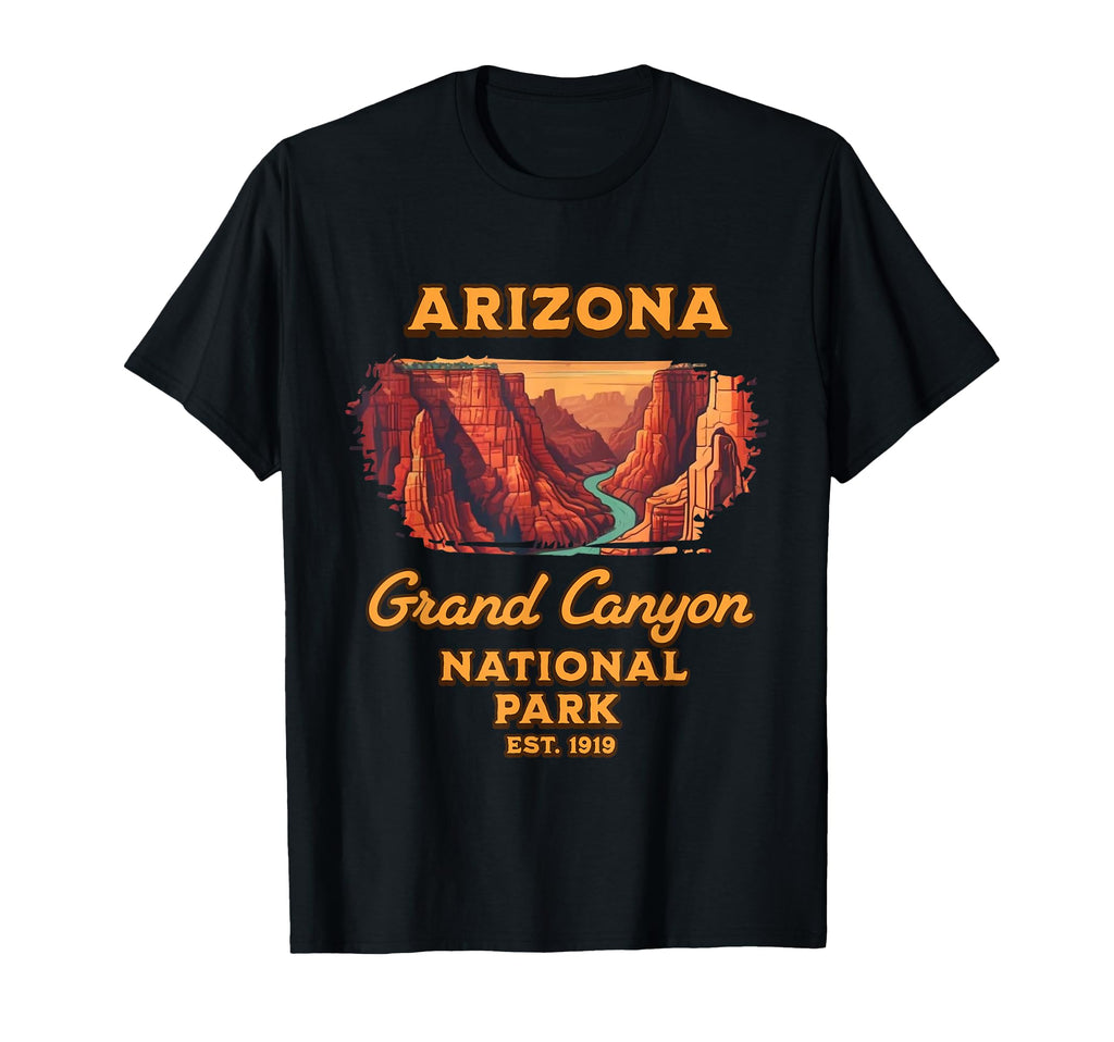 Grand Canyon National Park Arizona T-Shirt - Minimalist Print Men Women - T-Shirt, Sweatshirt, Hoodie