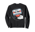 Cassette Tape Line Art Sweatshirt - Unique Graphic Unisex - T-Shirt, Sweatshirt, Hoodie