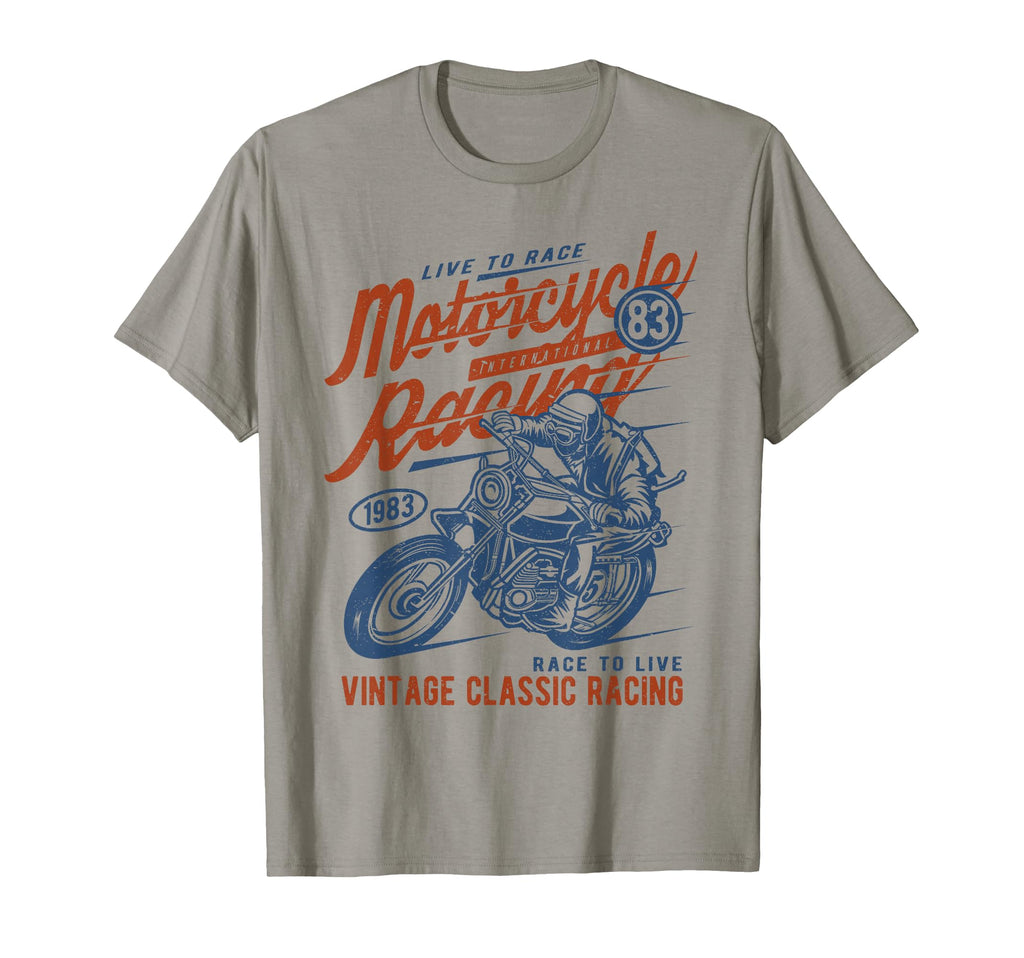 Motorcycle Racing Distressed T-Shirt - Unique Graphic for Adults - T-Shirt, Sweatshirt, Hoodie