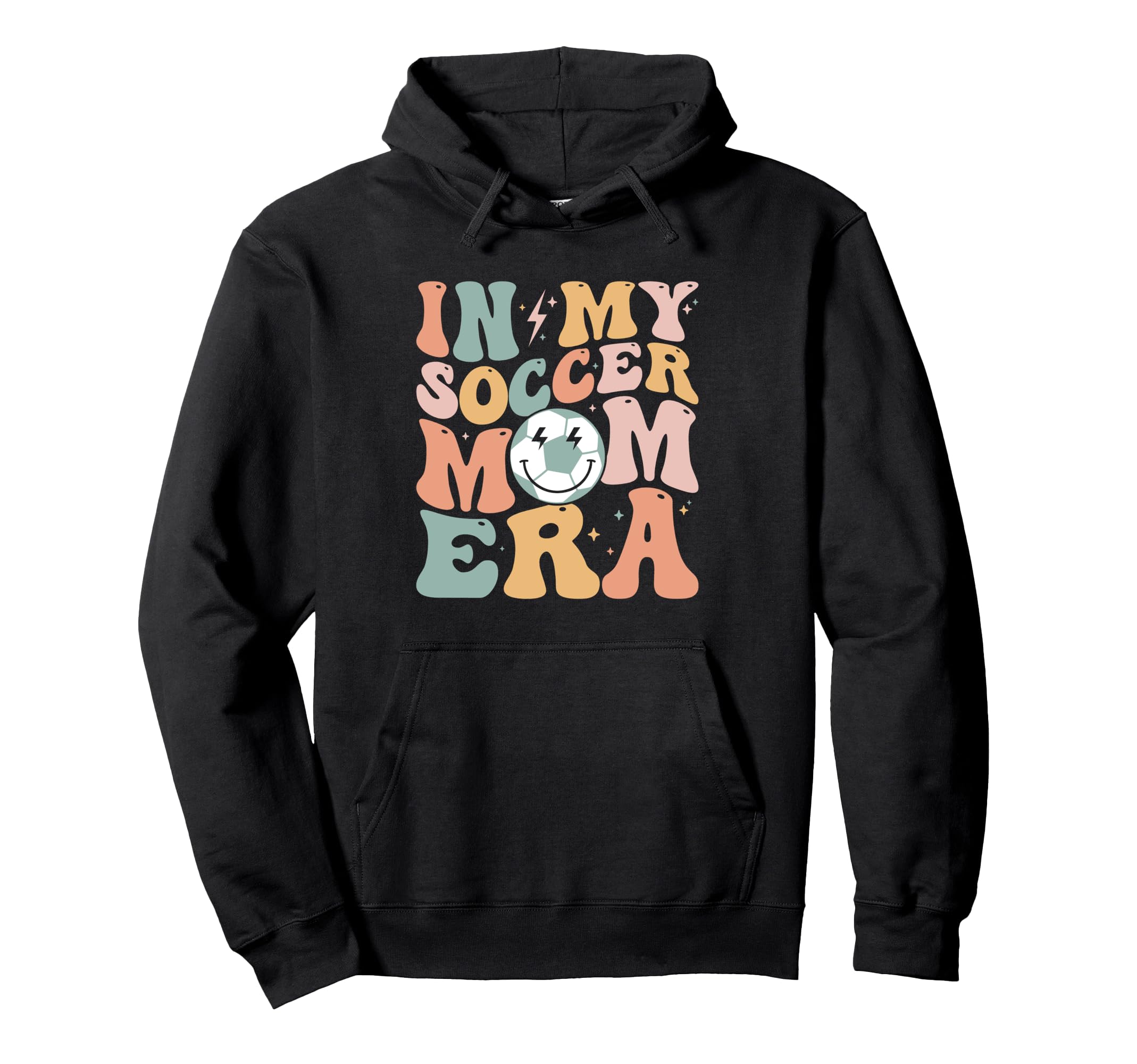 Groovy My Soccer Mom Era Funny Hoodie - Unique Graphic Men Women - T-Shirt, Sweatshirt, Hoodie