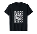 Jessica Personalized Coquette Soccer T-Shirt - Unique Graphic Men Women - T-Shirt, Sweatshirt, Hoodie