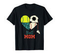 Ball Mom Funny Soccer Baseball T-Shirt - Novelty Apparel for Adults - T-Shirt, Sweatshirt, Hoodie