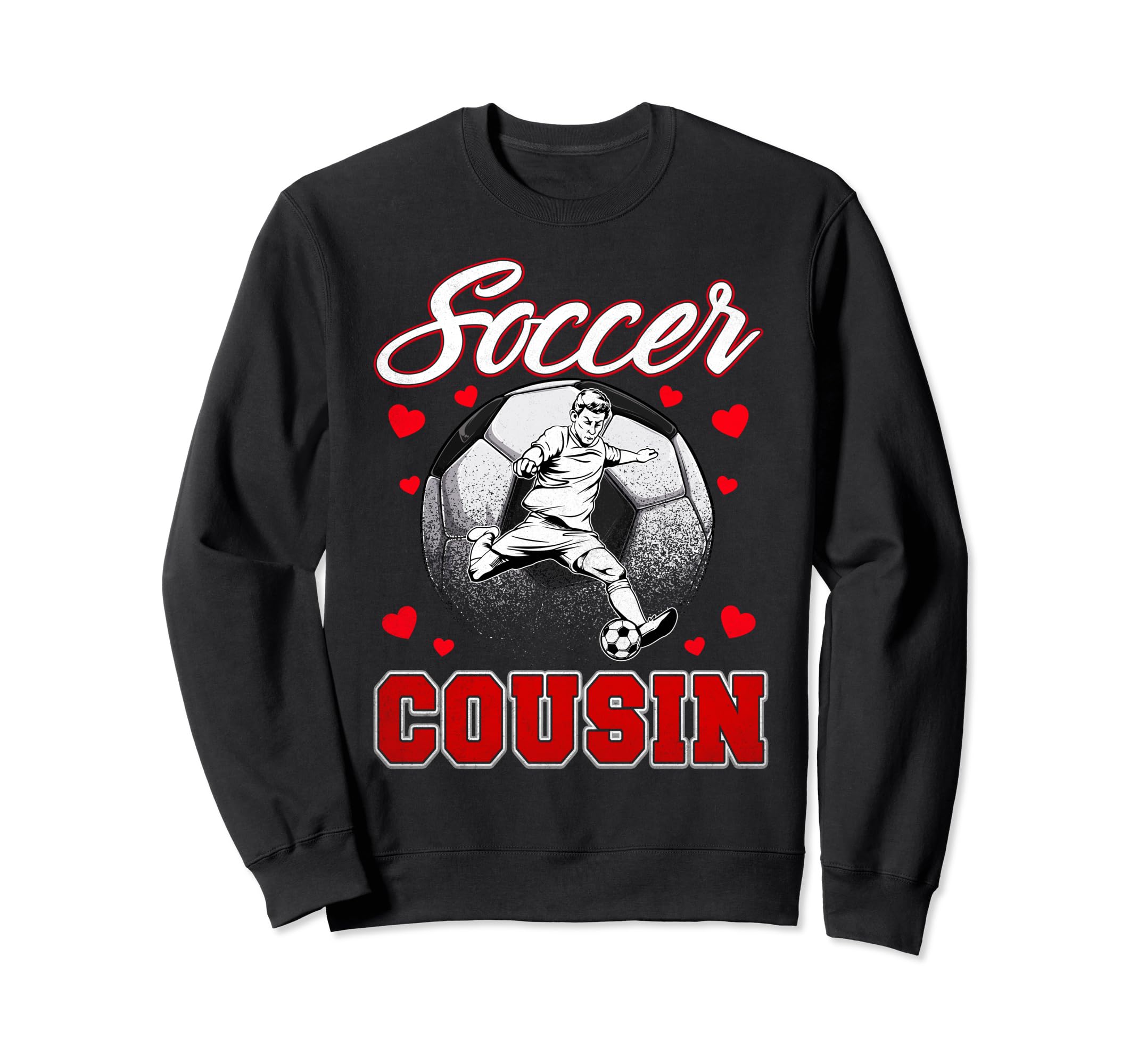 Soccer Cousin Family Matching Team Sweatshirt - Custom Art Print Unisex - T-Shirt, Sweatshirt, Hoodie
