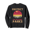 Protect Our National Parks Sunset Sweatshirt - Graphic Print Men Women - T-Shirt, Sweatshirt, Hoodie