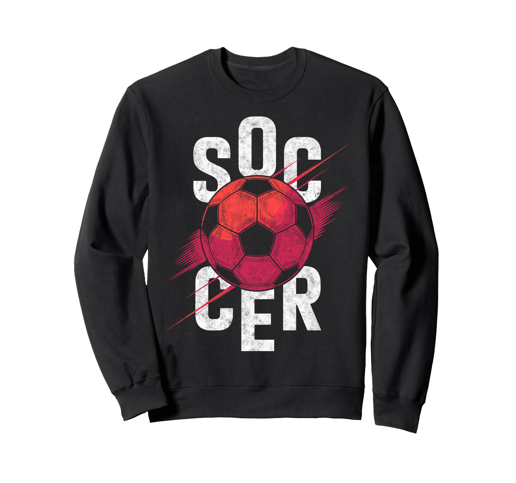 Soccer Football Ball Soccer Sweatshirt - Casual Everyday Wear for Adults - T-Shirt, Sweatshirt, Hoodie