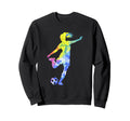 Sport Game Colorful Football Sweatshirt - Novelty Apparel Men Women - T-Shirt, Sweatshirt, Hoodie