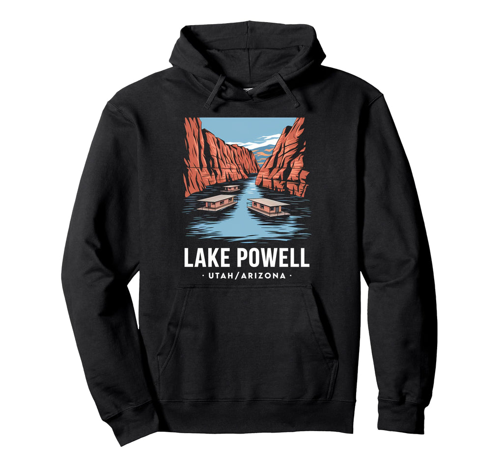 Lake Powell Canyon Utah Arizona Hoodie - Custom Art Print Men Women - T-Shirt, Sweatshirt, Hoodie