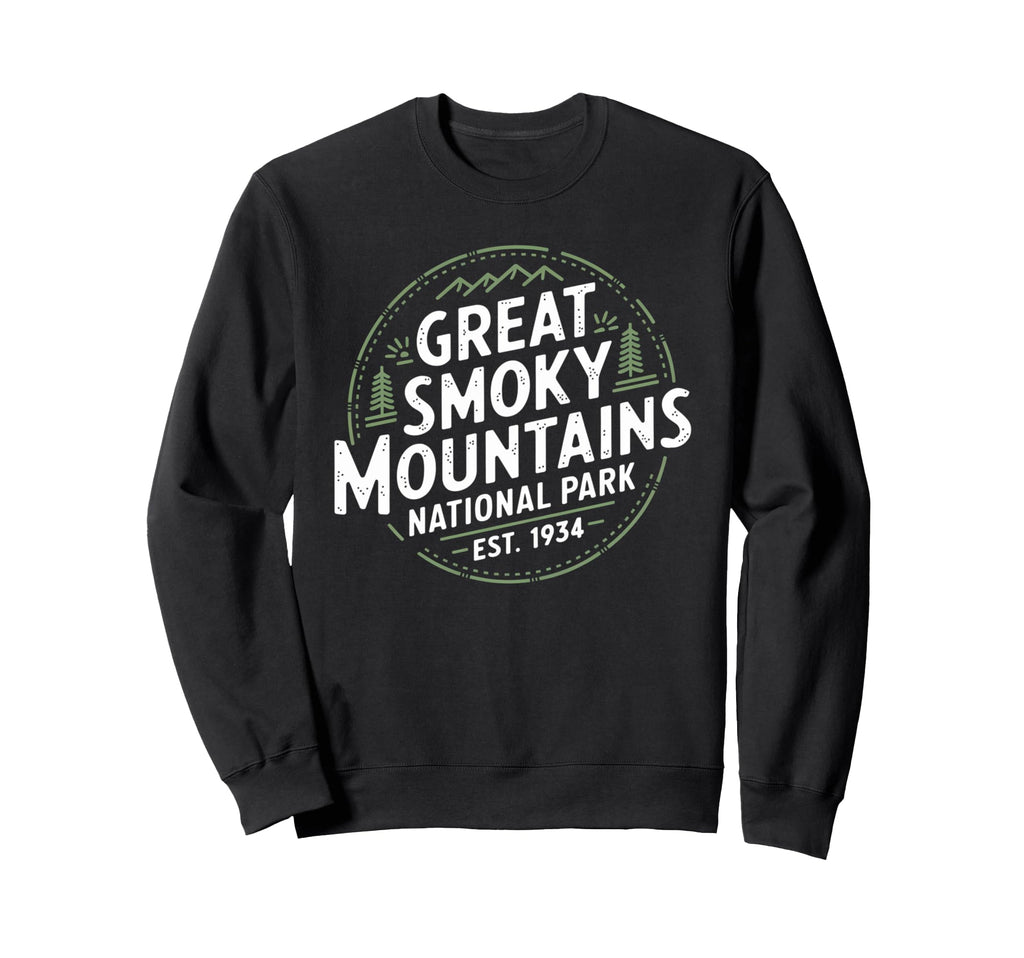 Great Smoky Mountains National Park Sweatshirt - Unique Graphic for Adults - T-Shirt, Sweatshirt, Hoodie