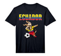 Dabbing Dog Ecuador Soccer Fans Jersey T-Shirt - Trendy Graphic Unisex - T-Shirt, Sweatshirt, Hoodie