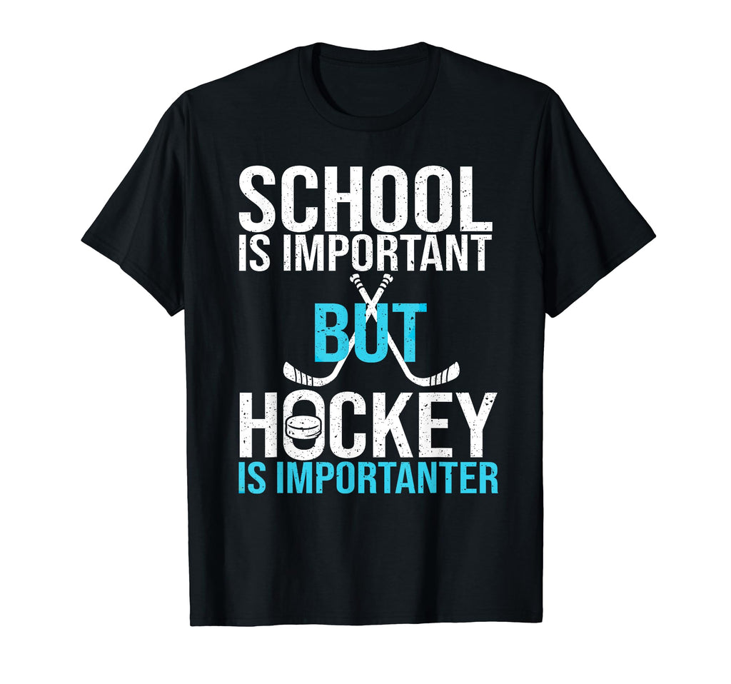 Ice Rink Hockey Is Importanter T-Shirt - Minimalist Print Unisex - T-Shirt, Sweatshirt, Hoodie