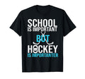 Ice Rink Hockey Is Importanter T-Shirt - Minimalist Print Unisex - T-Shirt, Sweatshirt, Hoodie