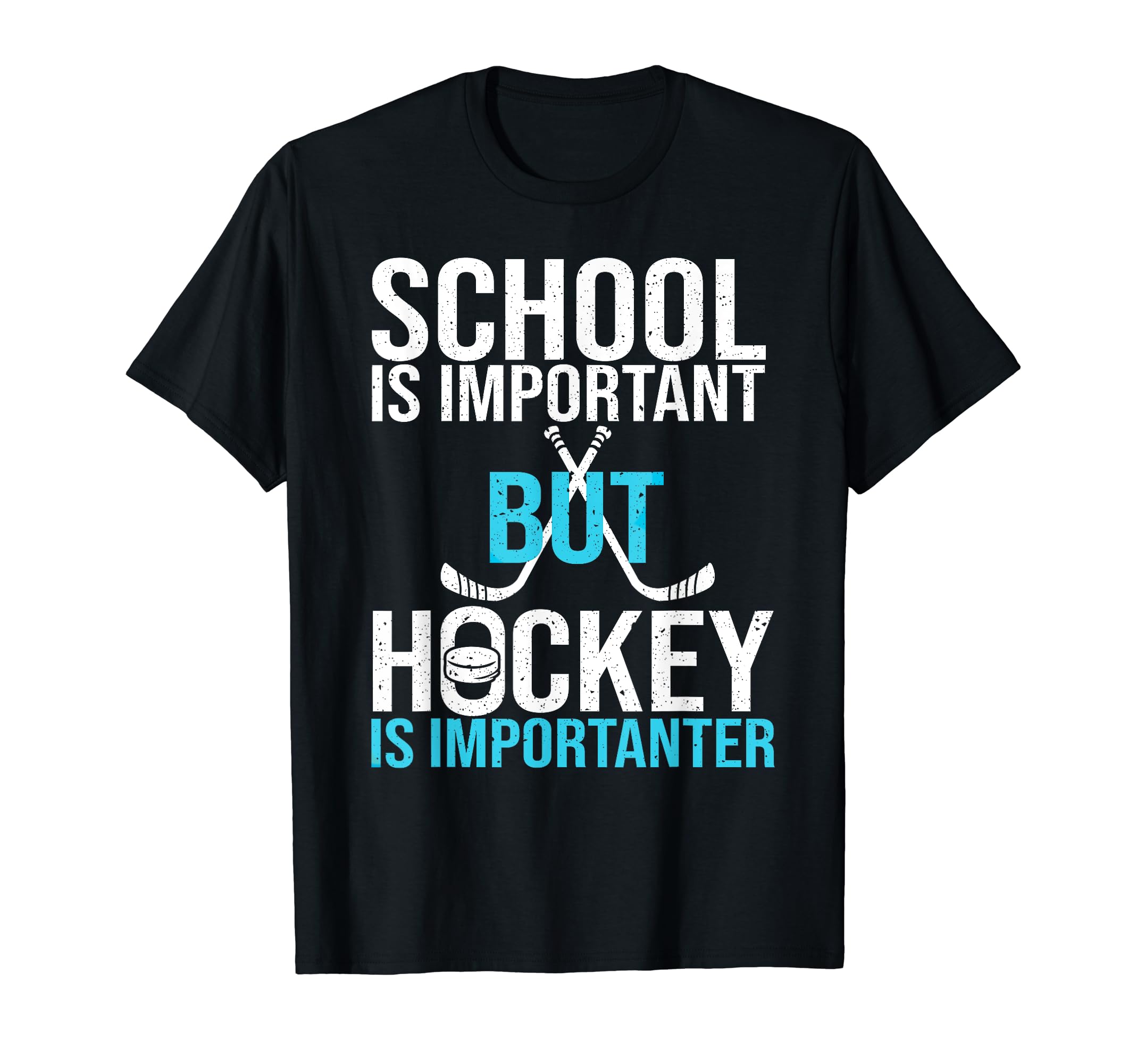 Ice Rink Hockey Is Importanter T-Shirt - Minimalist Print Unisex - T-Shirt, Sweatshirt, Hoodie