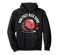Love Kickball Player Soccer Baseball Hoodie - Unique Graphic Men Women - T-Shirt, Sweatshirt, Hoodie