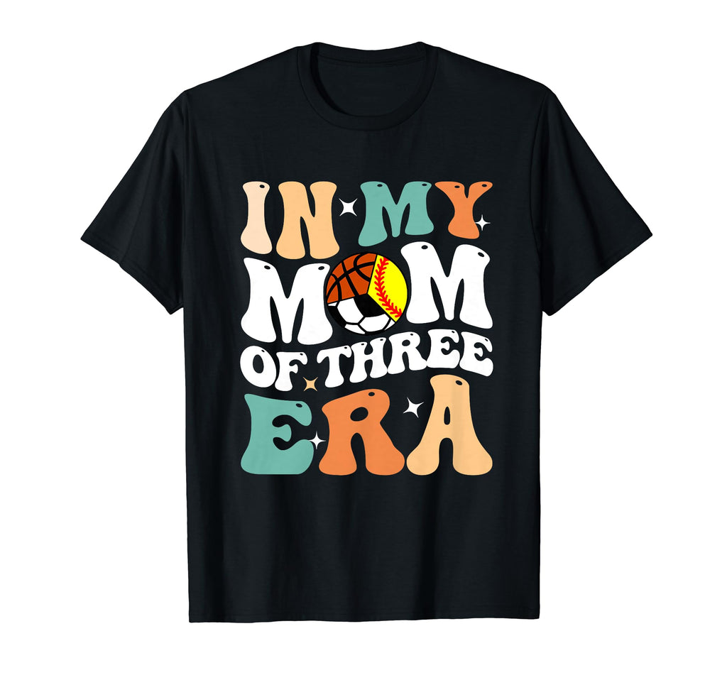 My Mom Three Era Funny Softball T-Shirt - Custom Art Print for Adults - T-Shirt, Sweatshirt, Hoodie
