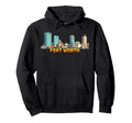Forth Worth 8 Bit Video Arcade Gamer Hoodie - Custom Art Print for Adults - T-Shirt, Sweatshirt, Hoodie