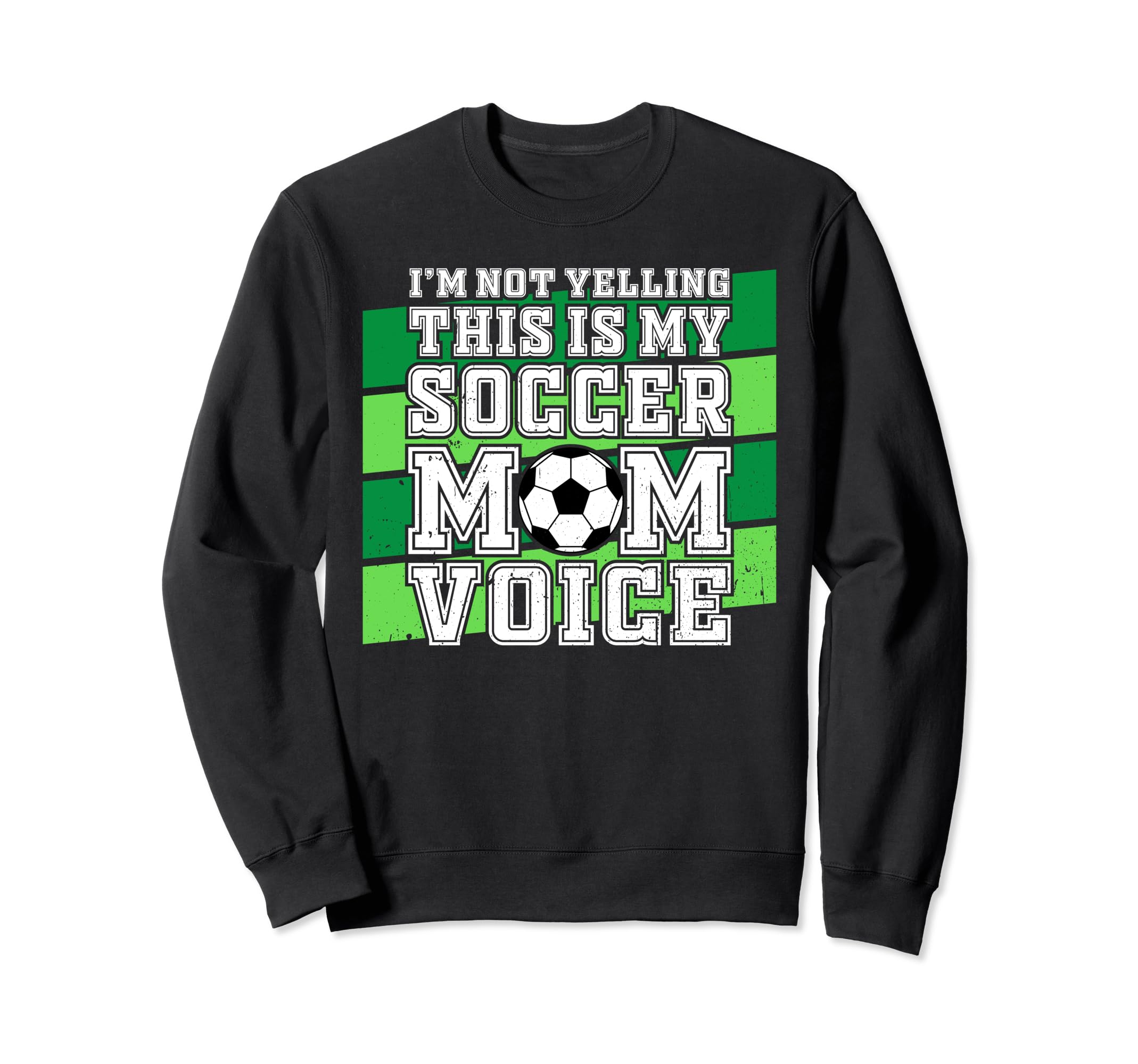 This Is My Soccer Mom Voice Sweatshirt - Minimalist Print for Adults - T-Shirt, Sweatshirt, Hoodie
