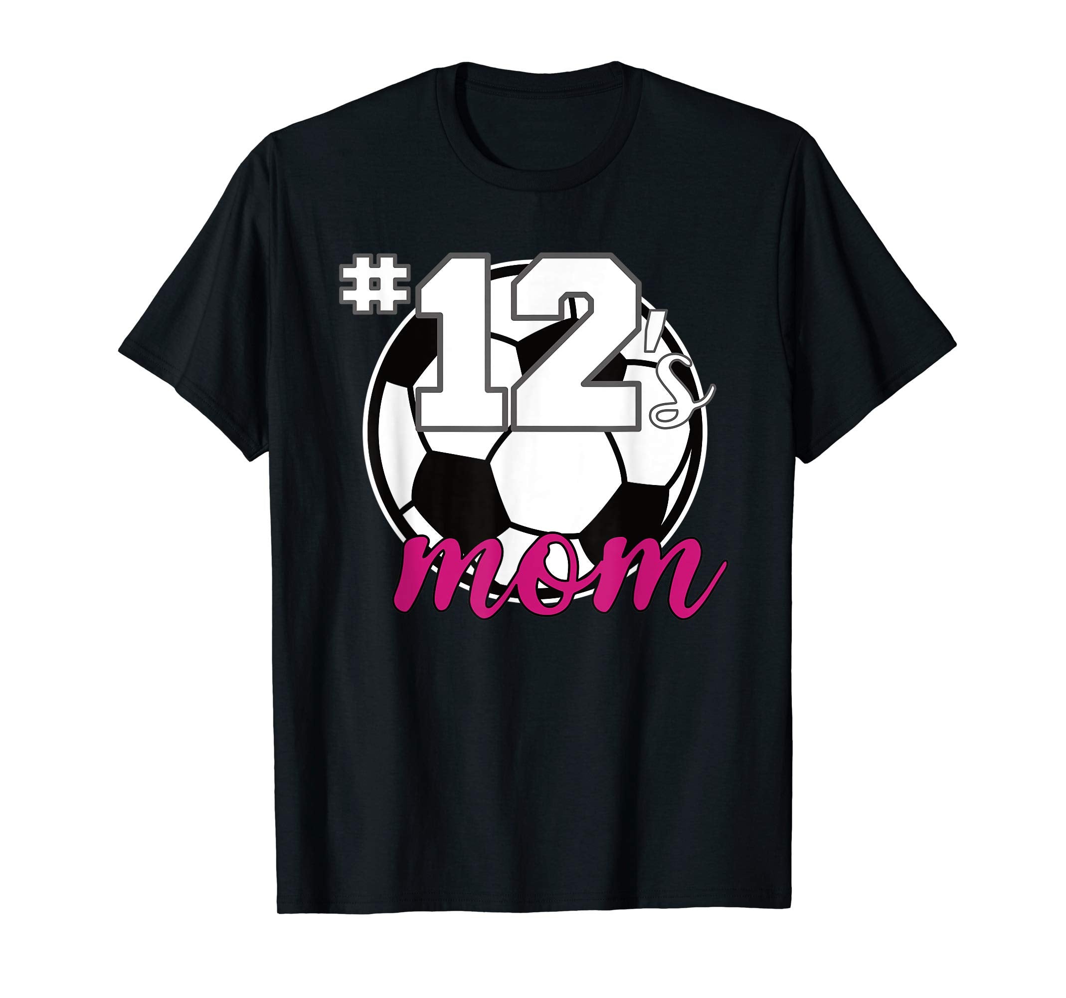 Soccer Mom 12S Mom Number 12 Soccer Jersey T-Shirt - Unique Graphic Unisex - T-Shirt, Sweatshirt, Hoodie