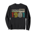 1981 Birthday 1981 Cassette Tape Sweatshirt - Minimalist Print for Adults - T-Shirt, Sweatshirt, Hoodie