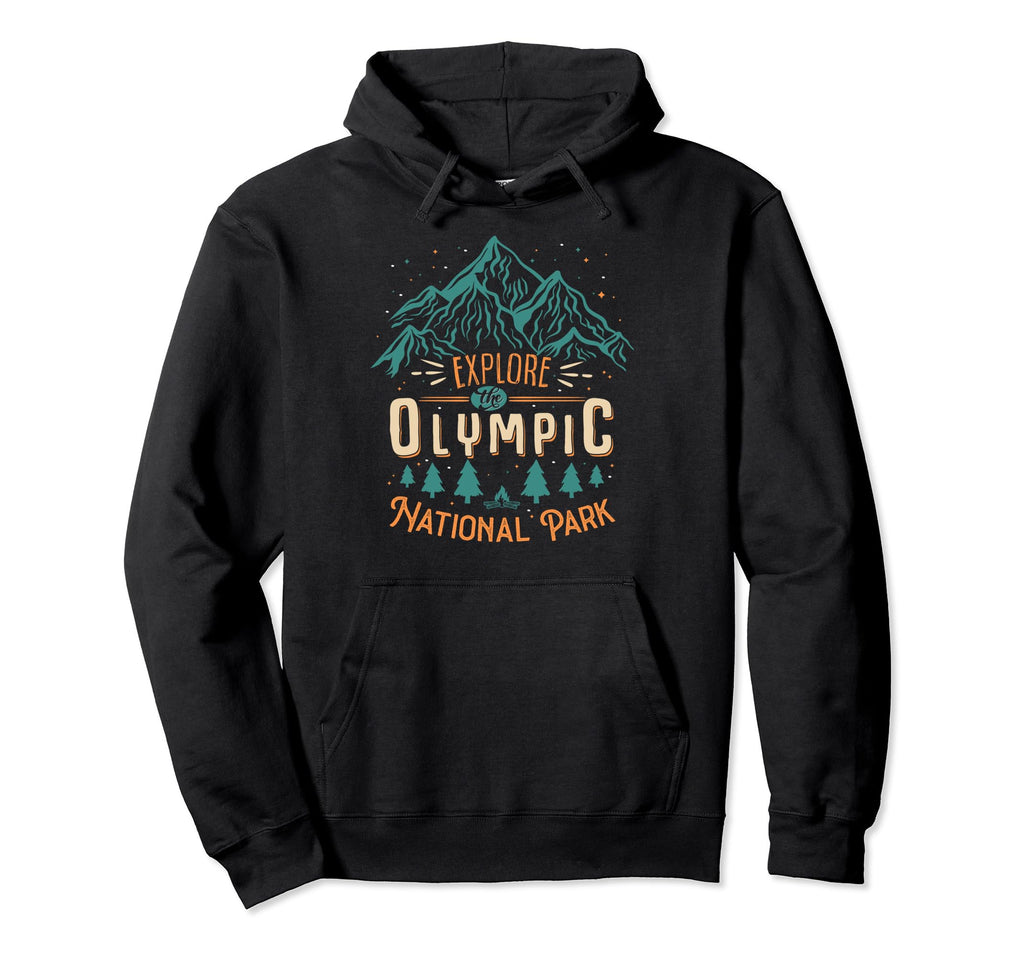 Olympic National Park Us Olympic Hoodie - Graphic Print Men Women - T-Shirt, Sweatshirt, Hoodie