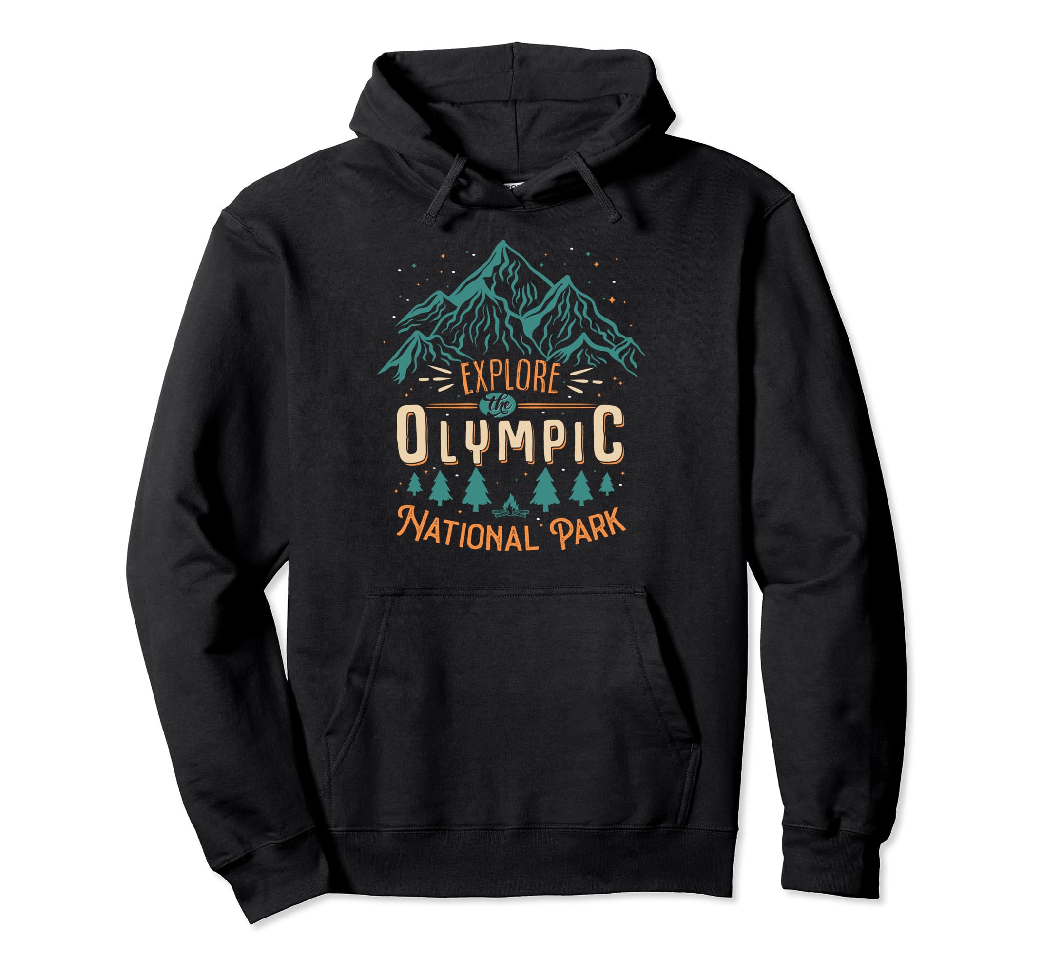 Olympic National Park Us Olympic Hoodie - Graphic Print Men Women - T-Shirt, Sweatshirt, Hoodie