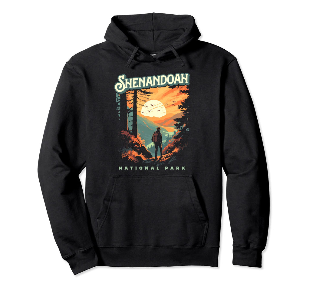 Shenandoah Virginia Hiking National Park Hoodie - Graphic Print Unisex - T-Shirt, Sweatshirt, Hoodie