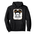 Soccer Bleached Leopard Soccer Lover Hoodie - Aesthetic Graphic Men Women - T-Shirt, Sweatshirt, Hoodie