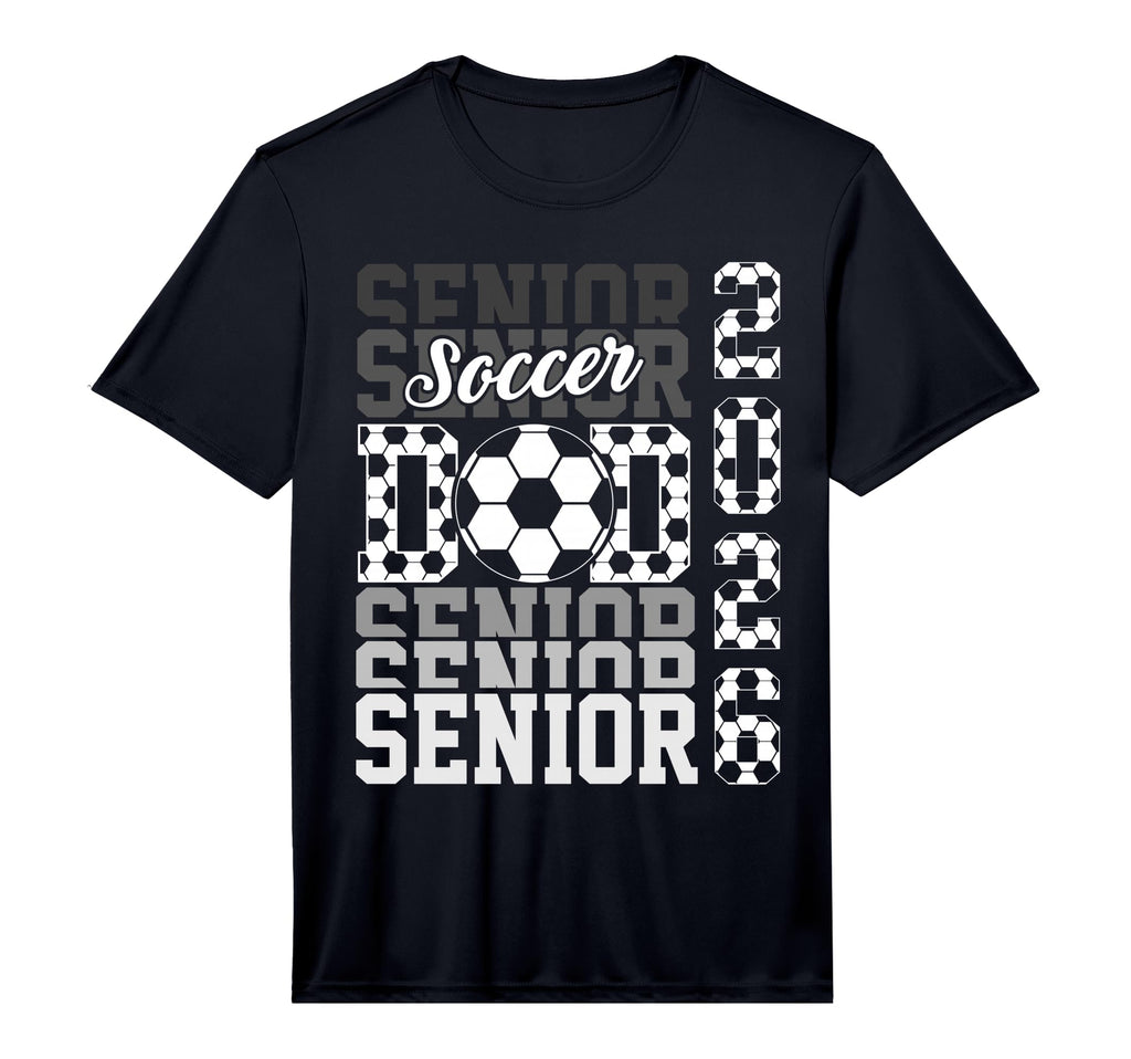 2026 Soccer Senior Dad Graduation T-Shirt - Custom Art Print Unisex - T-Shirt, Sweatshirt, Hoodie