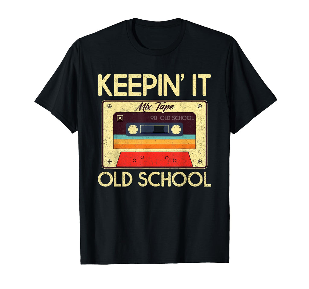 Old School Hip Hop Cassette Music 70S T-Shirt - Unique Graphic Men Women - T-Shirt, Sweatshirt, Hoodie