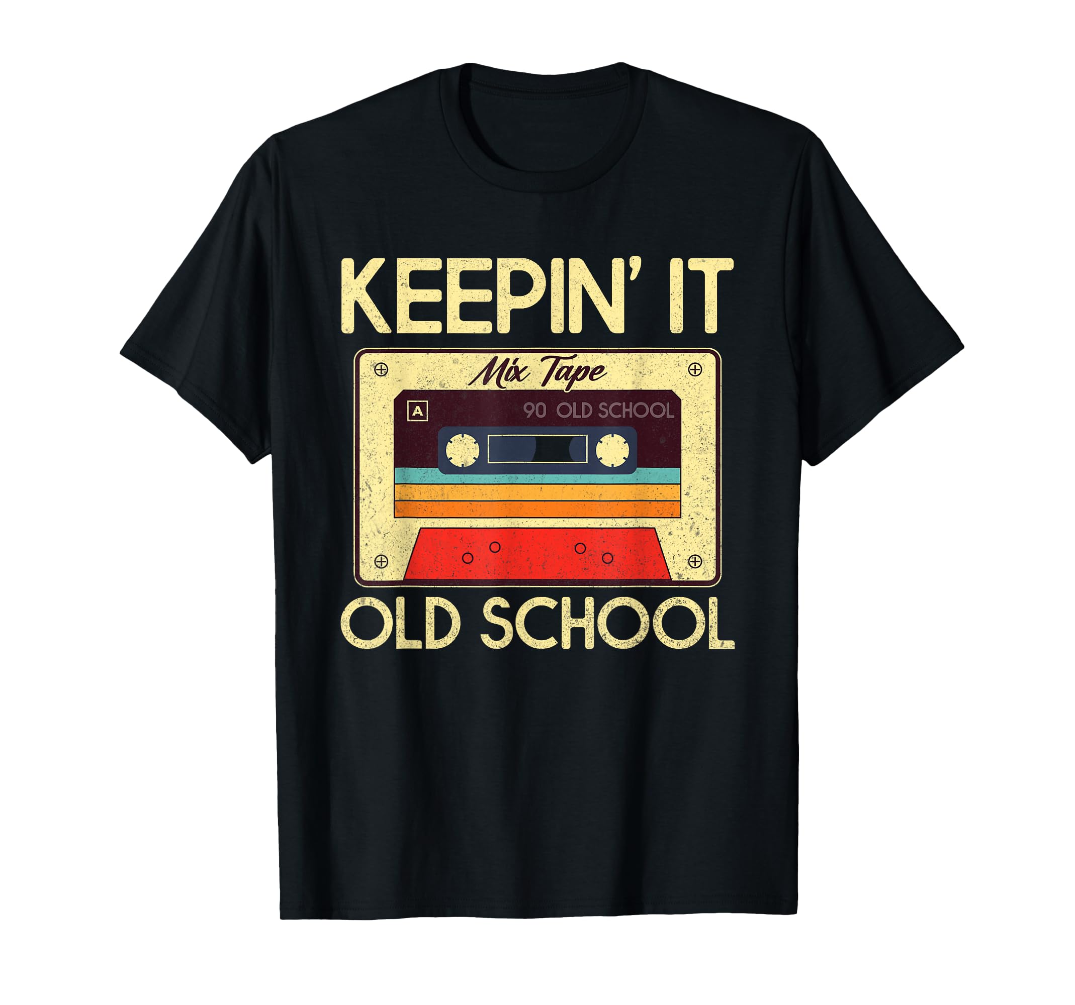 Old School Hip Hop Cassette Music 70S T-Shirt - Unique Graphic Men Women - T-Shirt, Sweatshirt, Hoodie