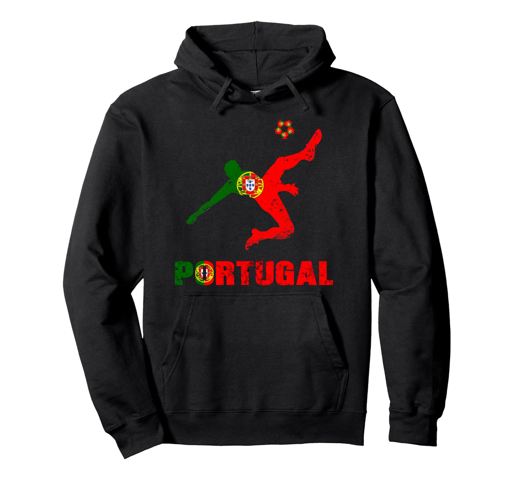 Portugal Soccer Football Game Player Hoodie - Fun Novelty Design Men Women - T-Shirt, Sweatshirt, Hoodie