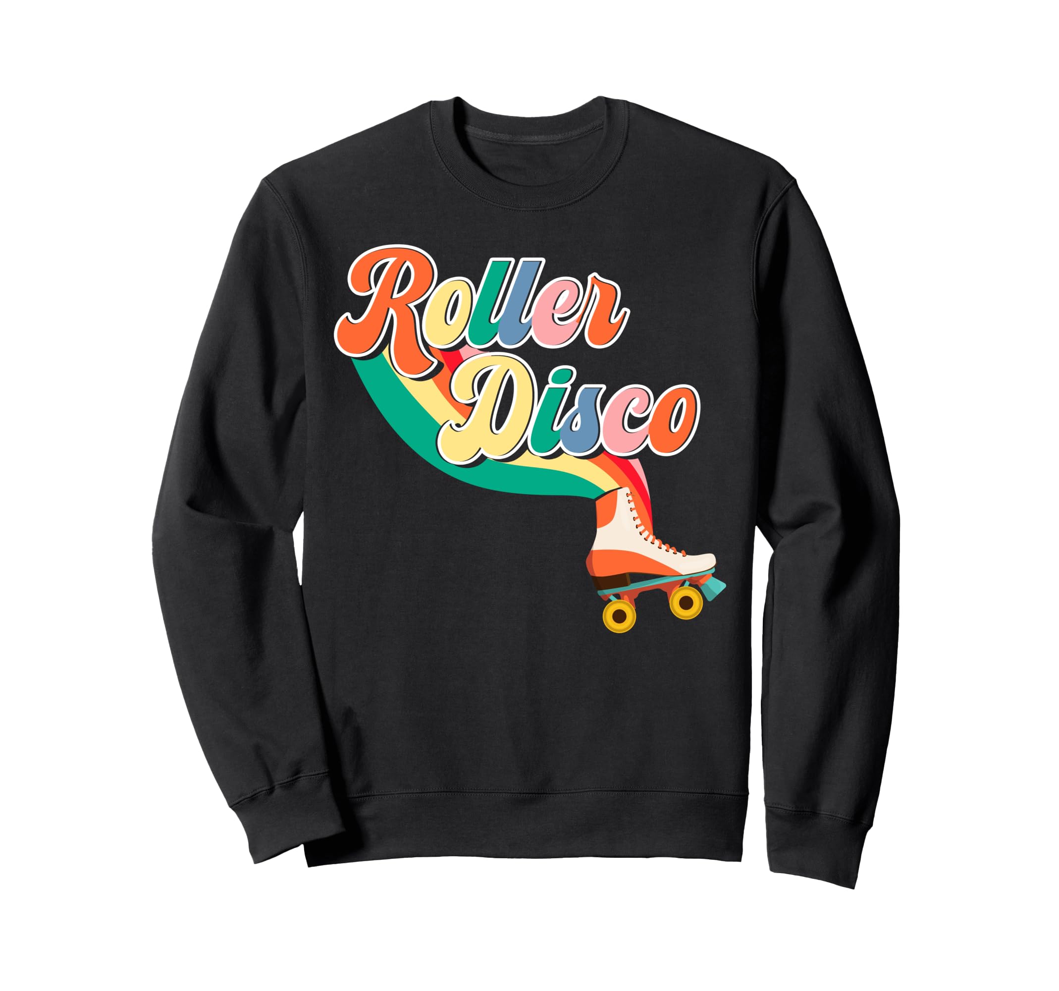 Roller Skating Skate 1970S Roller Disco Sweatshirt - Graphic Print Unisex - T-Shirt, Sweatshirt, Hoodie