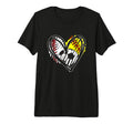 Baseball Softball Soccer Ball Heart T-Shirt - Unique Graphic Men Women - T-Shirt, Sweatshirt, Hoodie