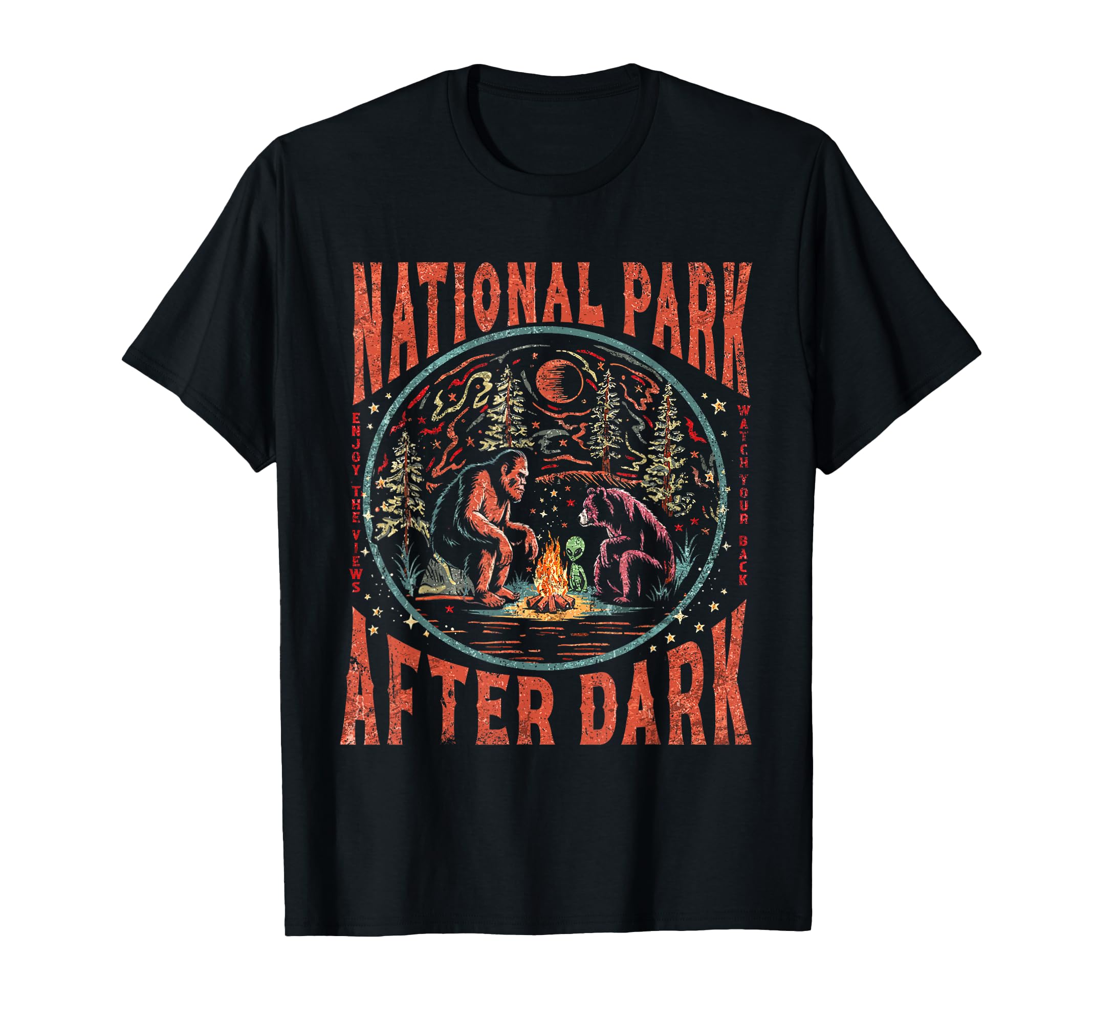 National Park After Dark Funny T-Shirt - Streetwear Style for Adults - T-Shirt, Sweatshirt, Hoodie