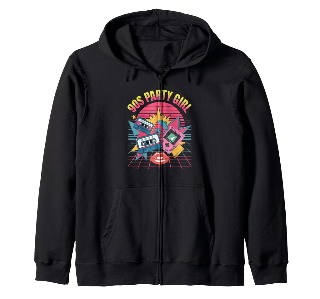 Nostalgia Vibes 90S Cassette Tape Hoodie - Fun Novelty Design for Adults - T-Shirt, Sweatshirt, Hoodie