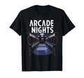Arcade Nights Gamer Love 80S 90S Gaming T-Shirt - Graphic Print Unisex - T-Shirt, Sweatshirt, Hoodie
