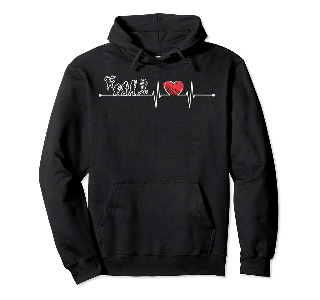 Evolution Soccer Player Football Ekg Hoodie - Unique Graphic Men Women - T-Shirt, Sweatshirt, Hoodie