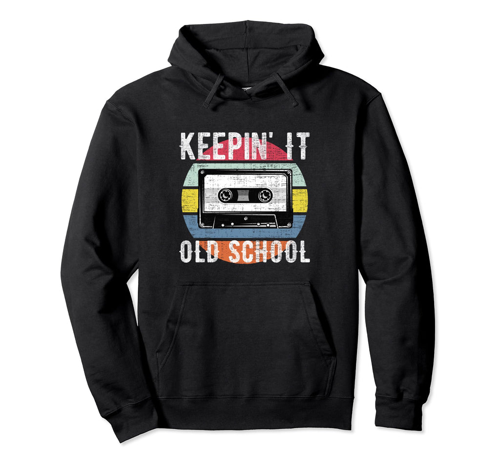 Old School 80S 90S Cassette Hip Hop Hoodie - Aesthetic Graphic Men Women - T-Shirt, Sweatshirt, Hoodie