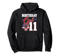 11Th Birthday Party American Flag Soccer Hoodie - Unique Graphic Unisex - T-Shirt, Sweatshirt, Hoodie