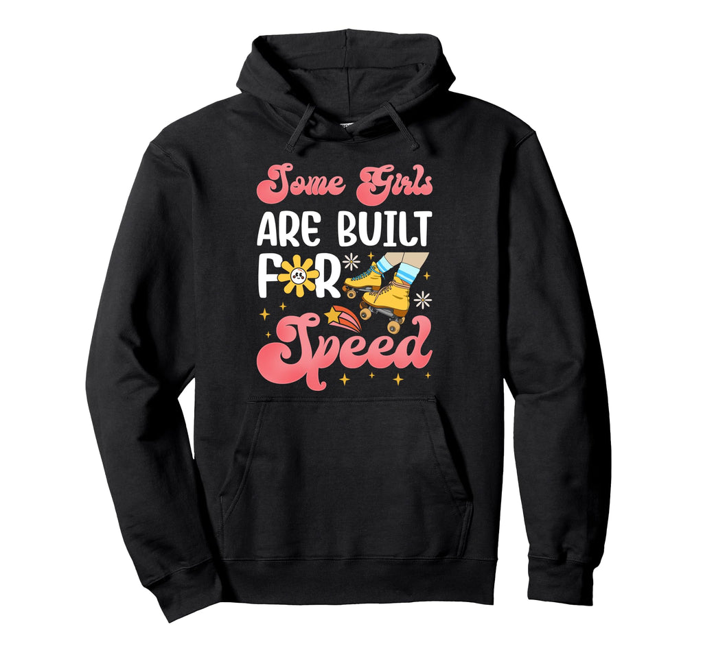 Roller Skating Skate 1970S Some Are Hoodie - Minimalist Print for Adults - T-Shirt, Sweatshirt, Hoodie