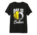 Dad Ballers Soccer Softball Lover T-Shirt - Aesthetic Graphic for Adults - T-Shirt, Sweatshirt, Hoodie