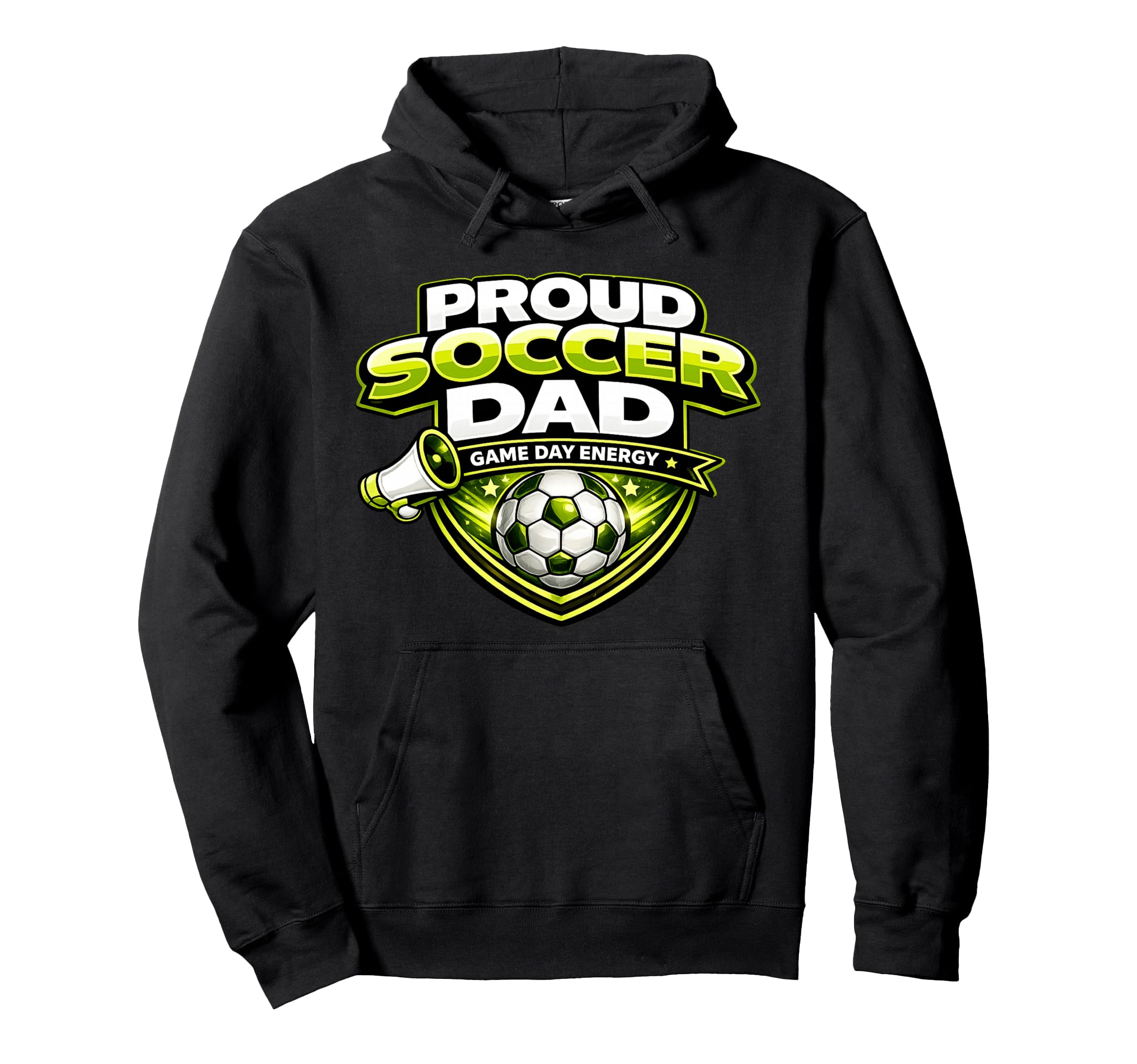 Soccer Dad Funny Proud Game Day Hoodie - Fun Novelty Design Men Women - T-Shirt, Sweatshirt, Hoodie