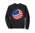 American Flag Soccer Ball Patriotic Sweatshirt - Minimalist Print Unisex - T-Shirt, Sweatshirt, Hoodie