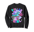 Roller Skating Theme Roller Skates Sweatshirt - Unique Graphic Men Women - T-Shirt, Sweatshirt, Hoodie