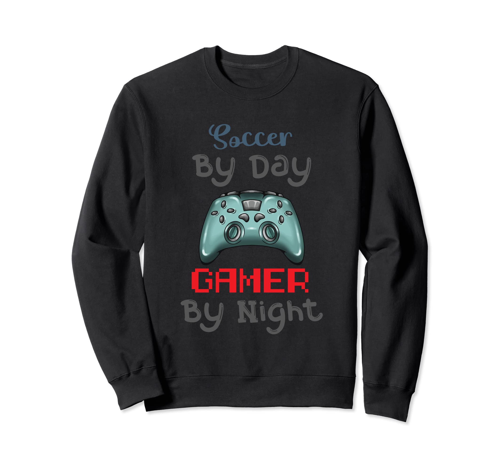 Soccer Day Gamer Night Soccer Goal Sweatshirt - Unique Graphic for Adults - T-Shirt, Sweatshirt, Hoodie