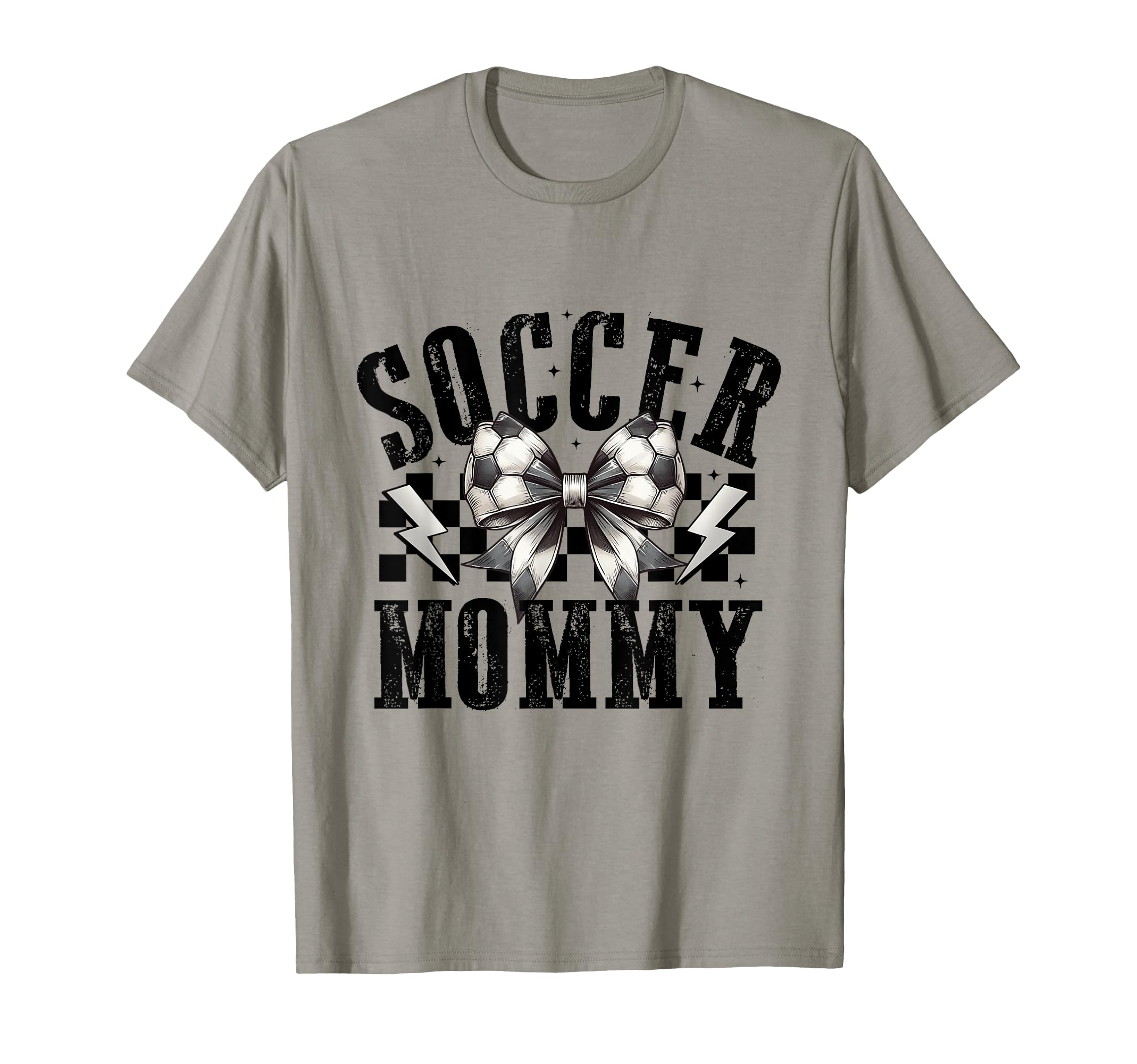 Soccer Mommy Groovy Soccer Coquette T-Shirt - Minimalist Print for Adults - T-Shirt, Sweatshirt, Hoodie