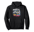 Raised Old School Hip Hop Cassette Hoodie - Fun Novelty Design Men Women - T-Shirt, Sweatshirt, Hoodie