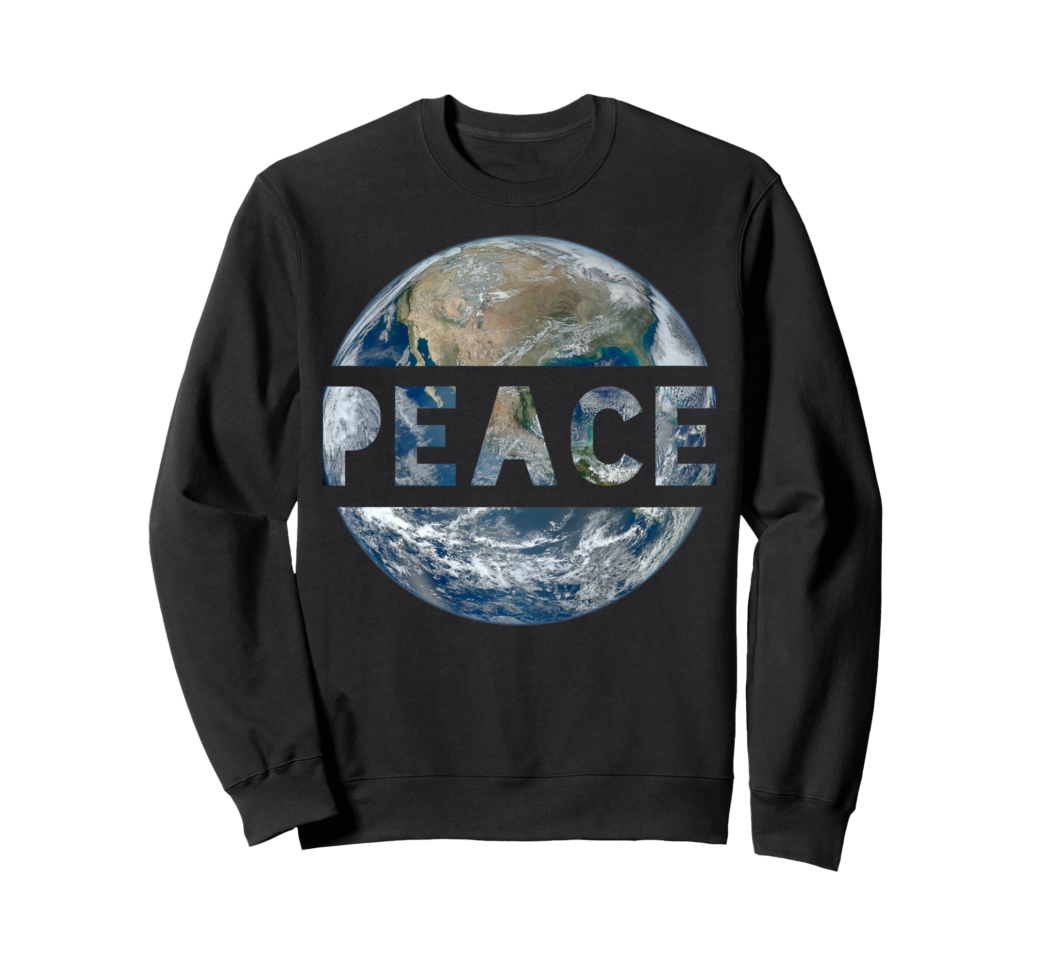 World Peace Earth Conscious Sweatshirt - Novelty Apparel for Adults - T-Shirt, Sweatshirt, Hoodie