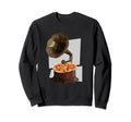 Vinyl Player Pizza Sweatshirt - Novelty Apparel Unisex - T-Shirt, Sweatshirt, Hoodie