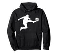 Soccer Striker Silhouette Hoodie - Graphic Print Men Women - T-Shirt, Sweatshirt, Hoodie